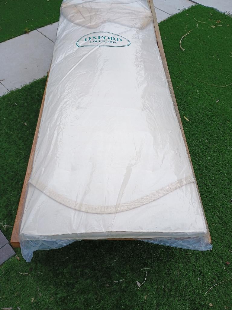 Ligbed Teakhout, met kussen, Tuin en Terras, Ligbedden, Ophalen, Gebruikt, Teakhout, Verstelbaar