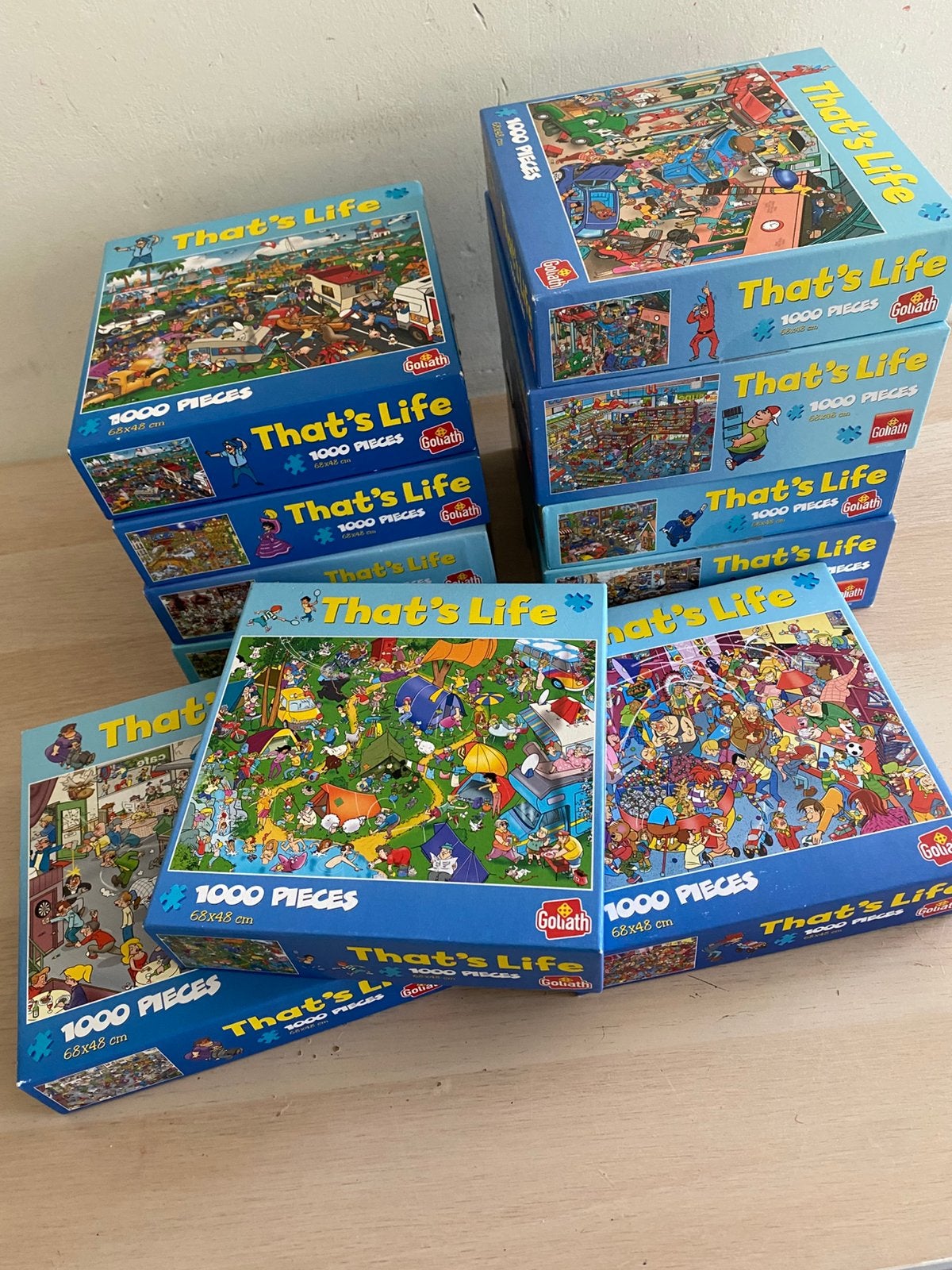 11 That’s Life puzzels, Hobby en Vrije tijd, Denksport en Puzzels, Ophalen of Verzenden, 500 t/m 1500 stukjes, Zo goed als nieuw