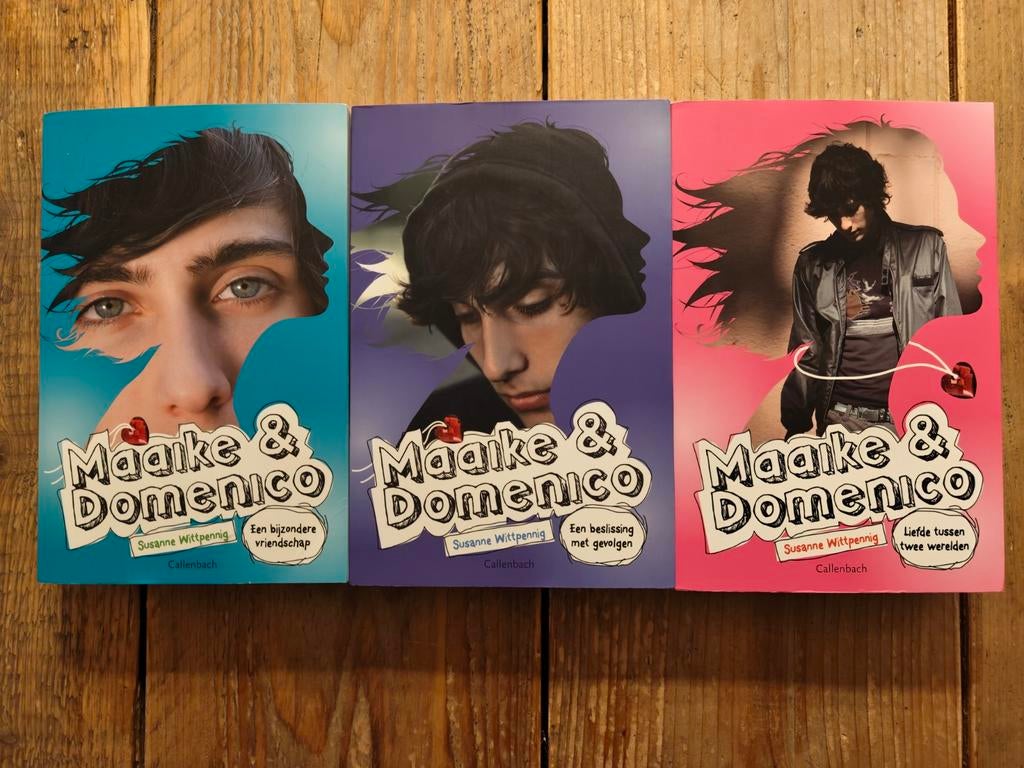 3 Delen van de serie: Maaike en Domenico., Ophalen of Verzenden, Zo goed als nieuw