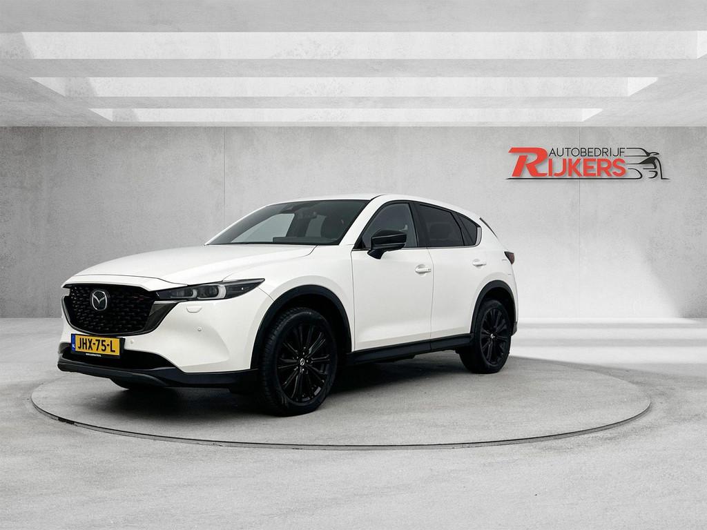 Mazda CX-5 2.0 SkyActiv-G 165 Homura Automaat,ACC,Blis,Clima, Auto's, Mazda, 1998 cc, 4 cilinders, 2000 kg, Wit