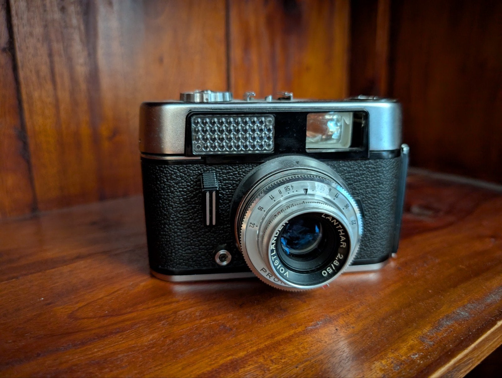 Voigtländer Vito CD 35mm filmcamera - Vintage Compact, Ophalen of Verzenden, Gebruikt, Compact, Overige Merken