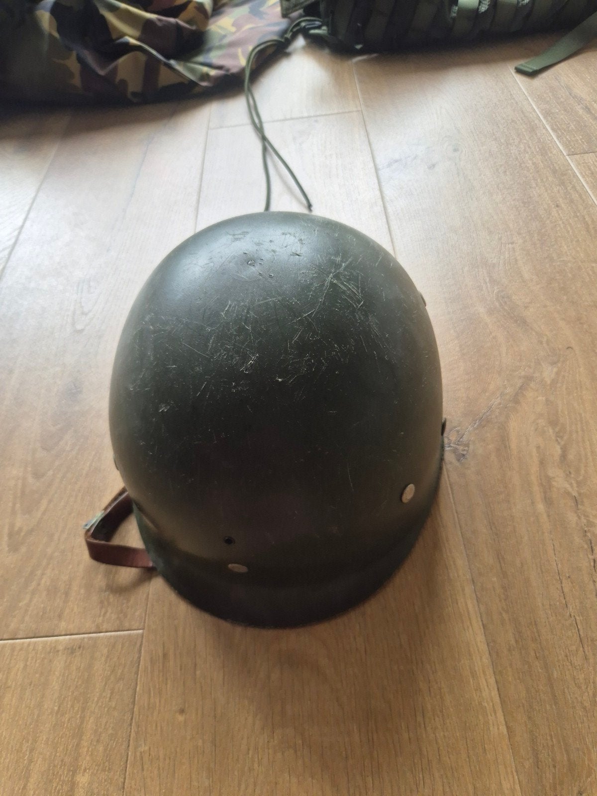oude leger helm, Ophalen of Verzenden