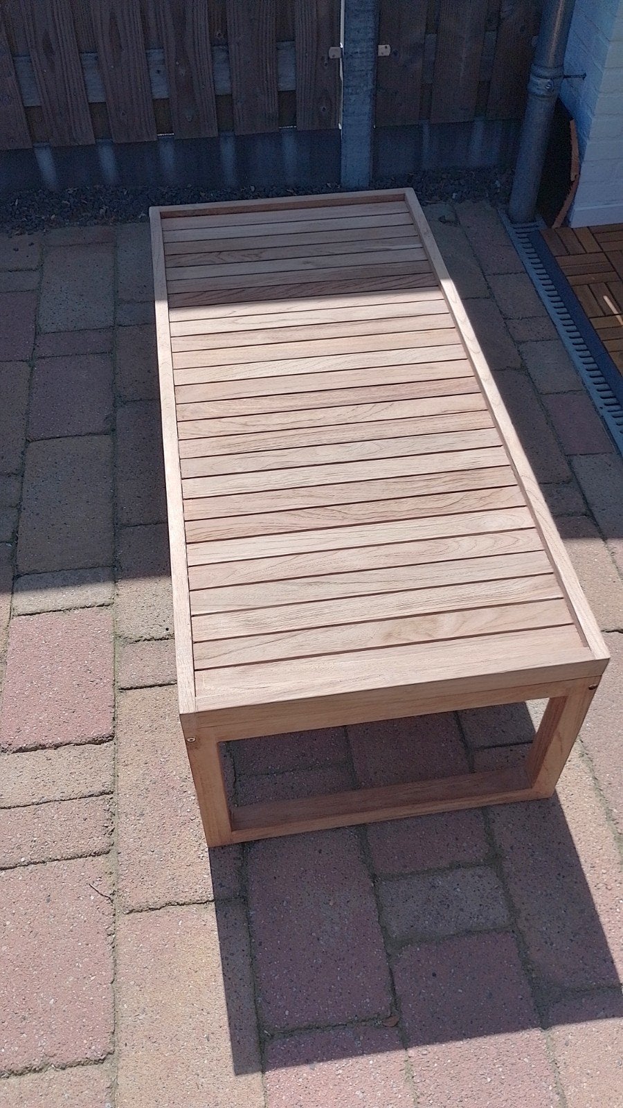 Lounge tafel van massief FSC teakhout, Tuin en Terras, Tuintafels, Ophalen, Nieuw, Rechthoekig, Teakhout