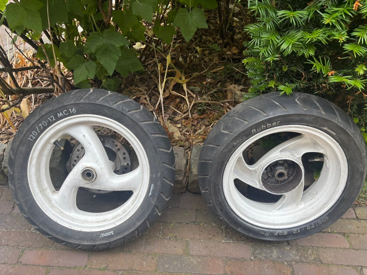 Wielen vivacity verticaal, Ophalen of Verzenden, Gebruikt, Overige typen, Peugeot vivacity, scooter, snorfiets, peugeot verticaal