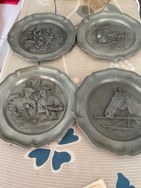 borden, Antiek en Kunst, Antiek | Tin, Ophalen of Verzenden