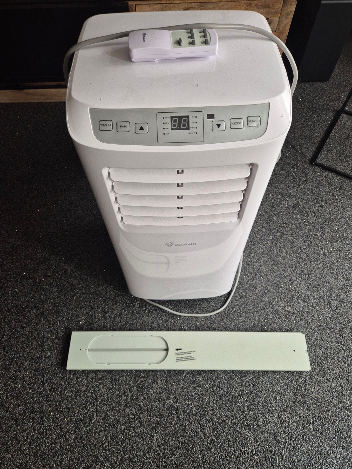 Diamant Mobiele Airco - Energieklasse A, Witgoed en Apparatuur, Airco's, Gebruikt, Mobiele airco, Minder dan 60 m³, 3 snelheden of meer