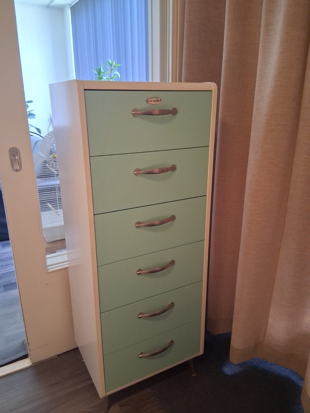 Retro ladenkast, Ophalen, 5 laden of meer, 100 tot 150 cm, 50 tot 100 cm