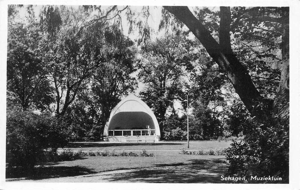 304-216-045 Schagen Muziektuin, Verzenden, Voor 1920, Noord-Holland