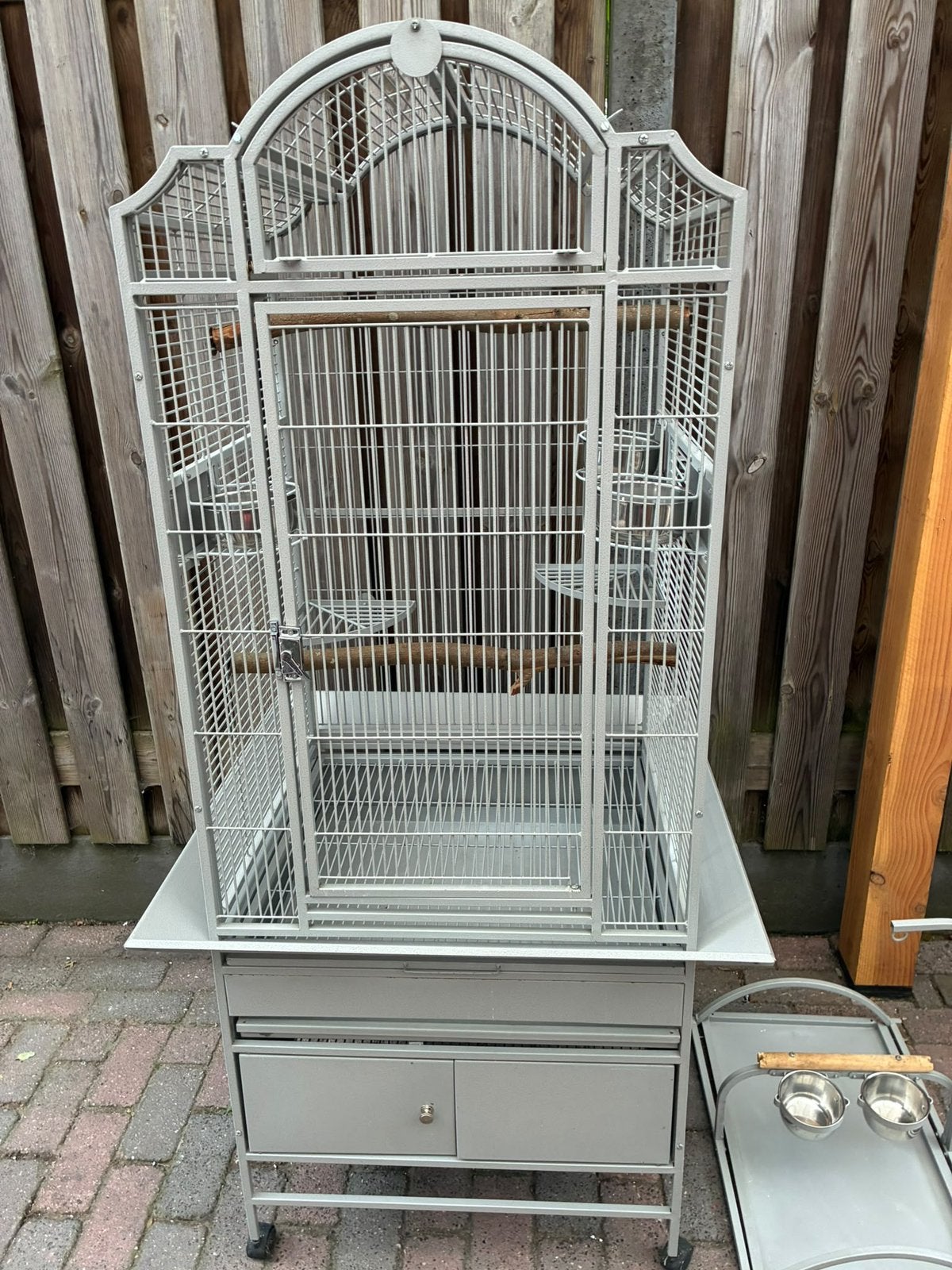 Z.g.o.h Montana las Vegas papegaaien kooi, Dieren en Toebehoren, Ophalen, Gebruikt, Metaal, Vogelkooi