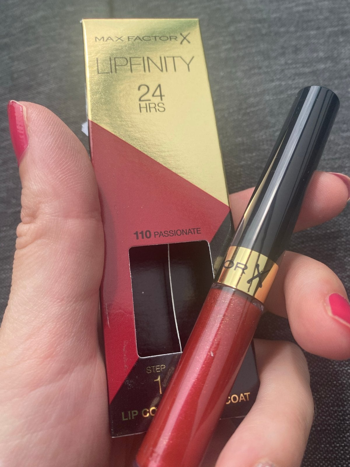 Max Factor Lipfinity 110 Passionate (zonder topcoat), Lippen, Verzenden, Nieuw, Make-up