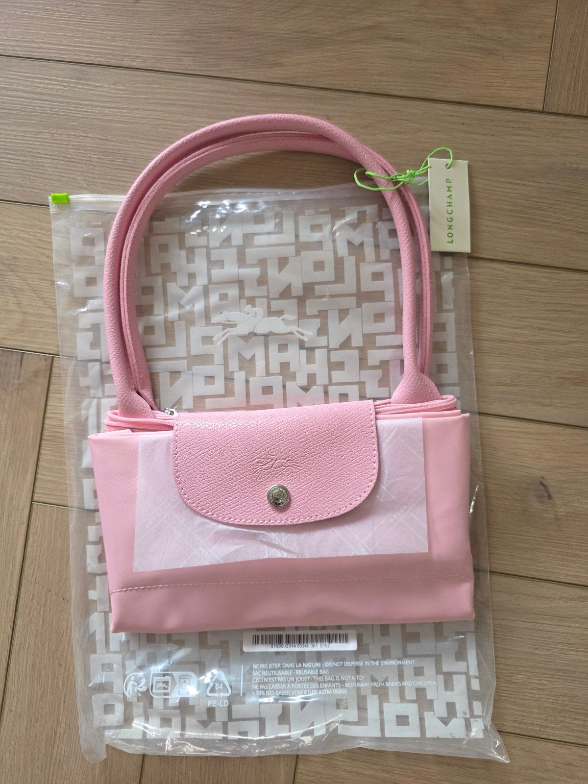 Longchamp le pliage L, Ophalen of Verzenden, Nieuw, Blauw, Handtas