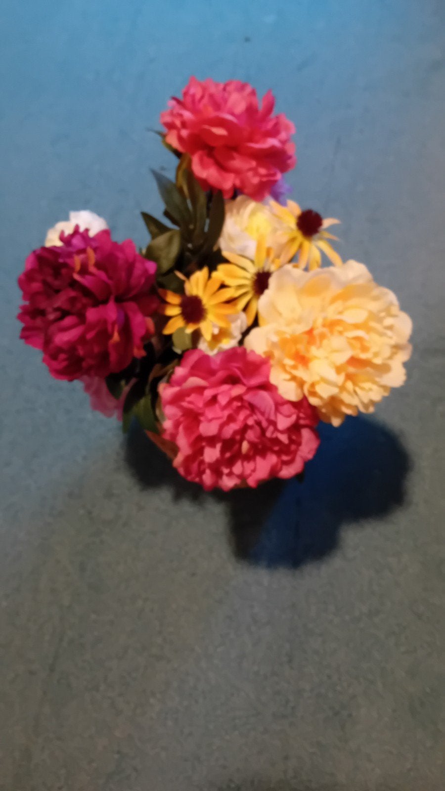Boeket kunstbloemen, Ophalen of Verzenden, Zo goed als nieuw