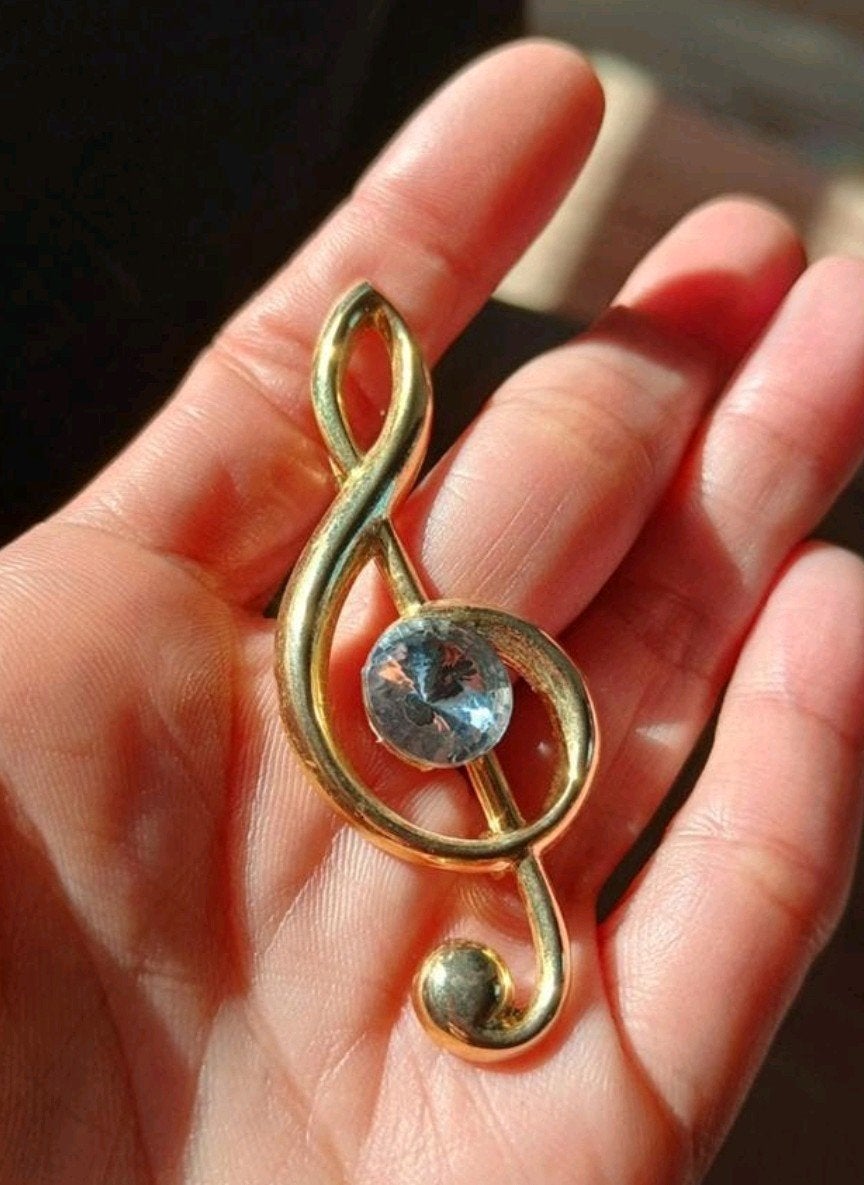 Vintage broche, Ophalen of Verzenden, Zo goed als nieuw, Overige materialen
