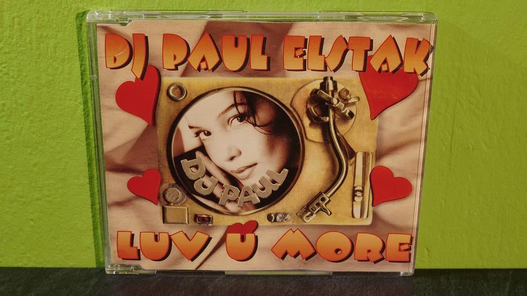 DJ Paul Elstak - Luv U more - Happy Hardcore Gabber Early, Ophalen of Verzenden, Gebruikt, Overige genres