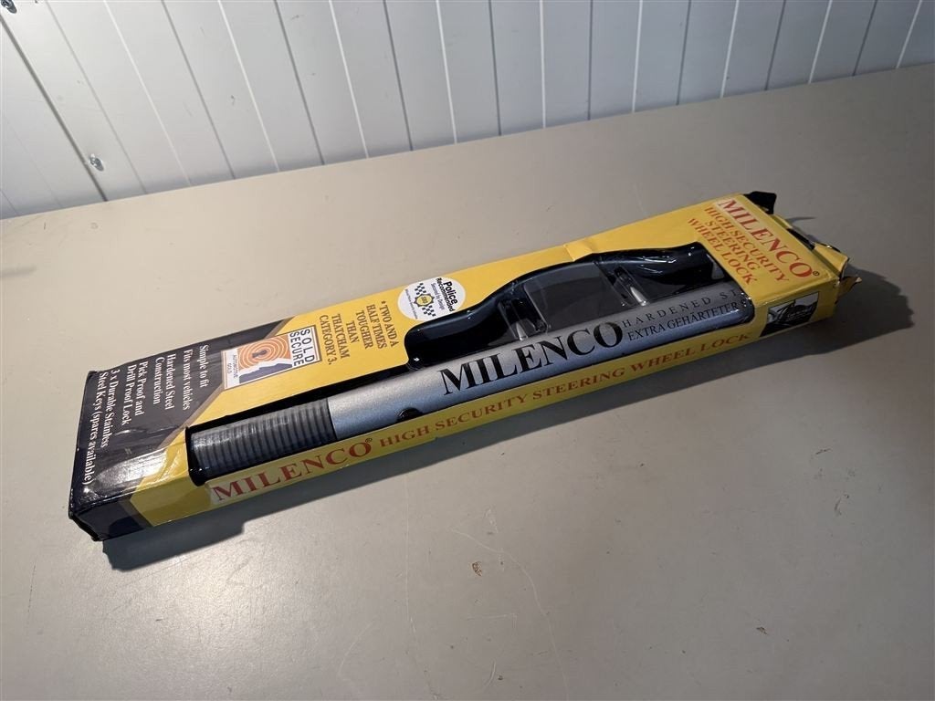 Steurslot - Milenco High Security Steering Wheel Lock Yellow, Ophalen of Verzenden, Nieuw