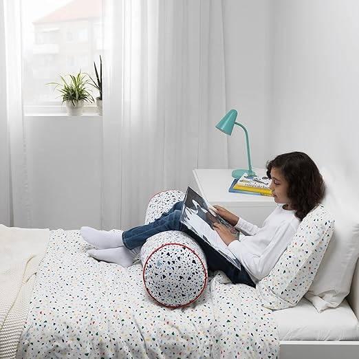 Kussenrol Ikea 80 cm, Ophalen of Verzenden, Zo goed als nieuw, Wit, Cilindervormig