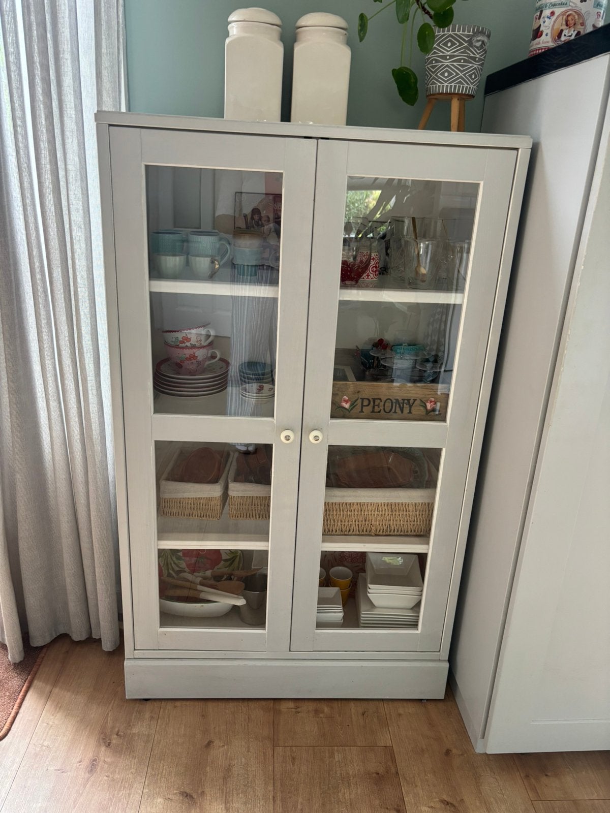 Ikea Havsta vitrinekast, Ophalen, 50 tot 100 cm, Zo goed als nieuw, 150 tot 200 cm