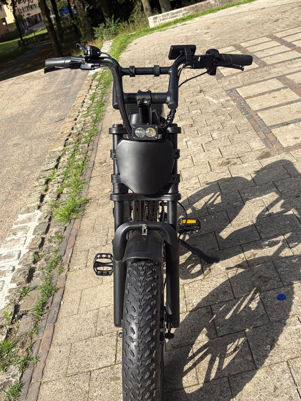 Fatbike v8 met extra lamp en achterzitje, Ophalen, Gebruikt, Overige merken