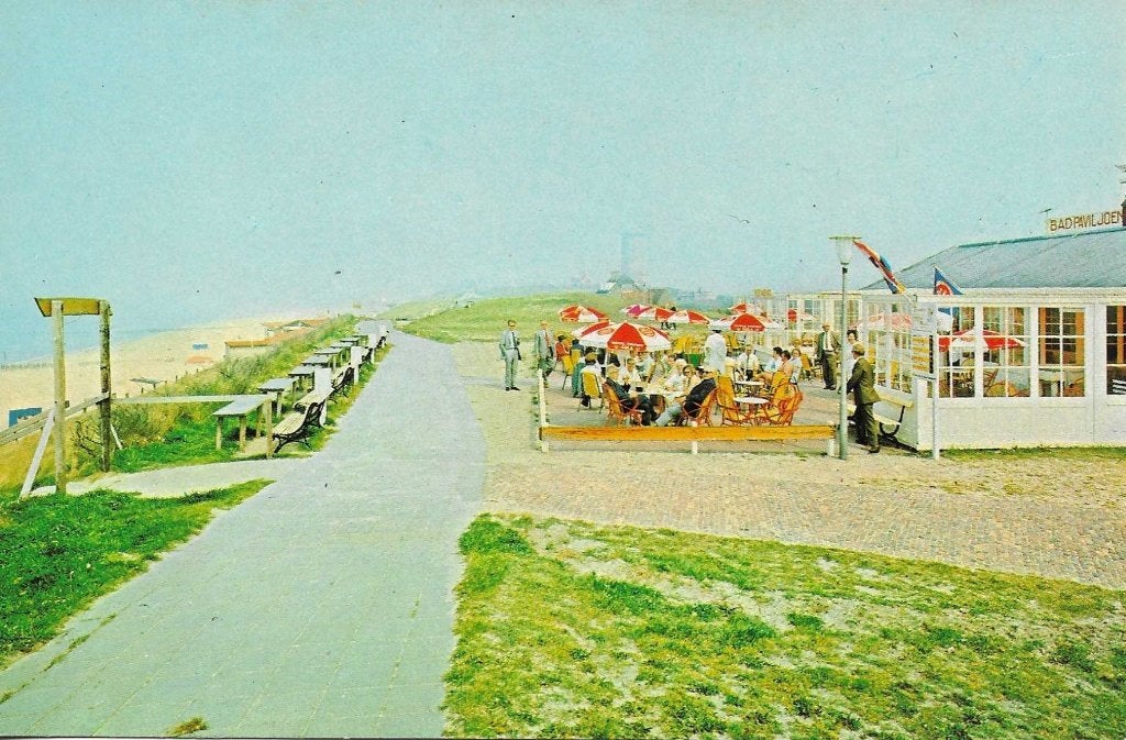 Noordwijk aan Zee- -Hotel IOWE Pension., Ophalen of Verzenden, 1960 tot 1980, Ongelopen, Zeeland