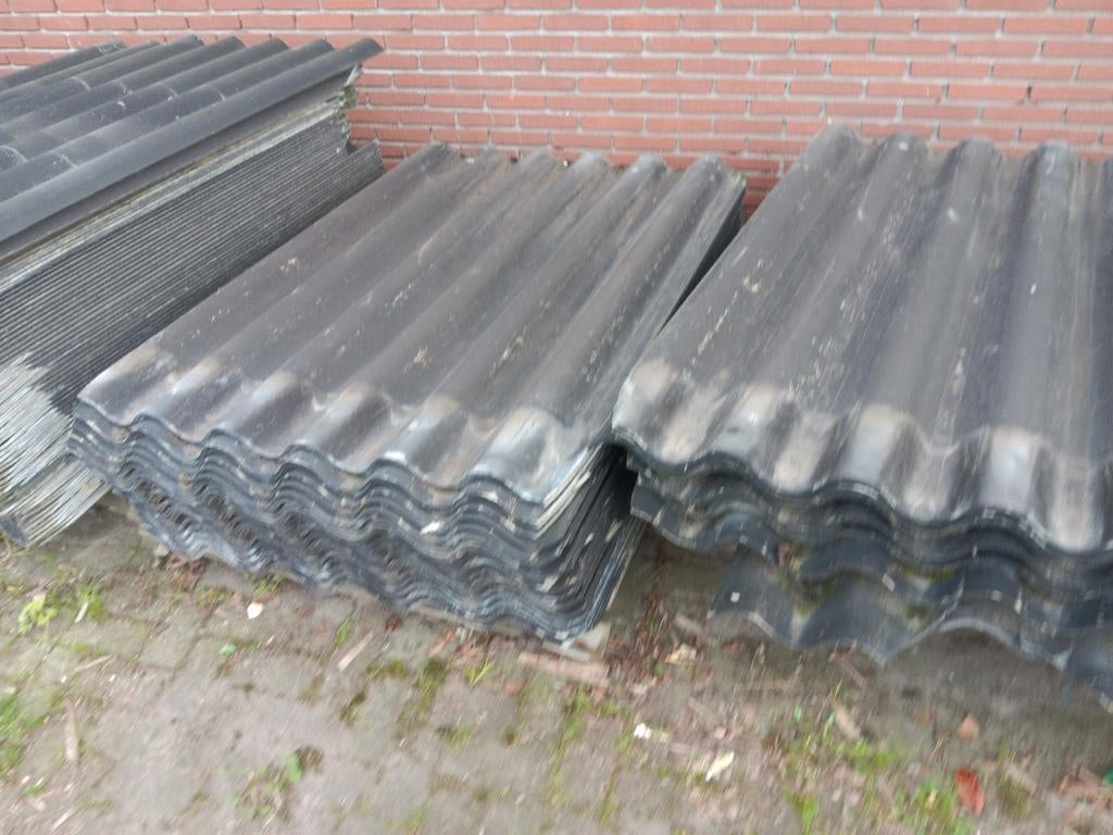 Gebruikte golfplaten voor dakbedekking, Doe-het-zelf en Verbouw, Dakpannen en Dakbedekking, Ophalen of Verzenden, Golfplaat