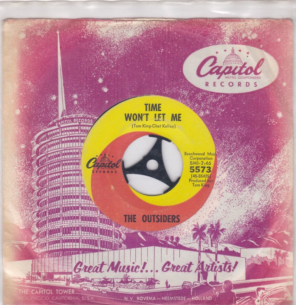 The Outsiders U.S., 7 inch, Zo goed als nieuw, Pop, Overige typen