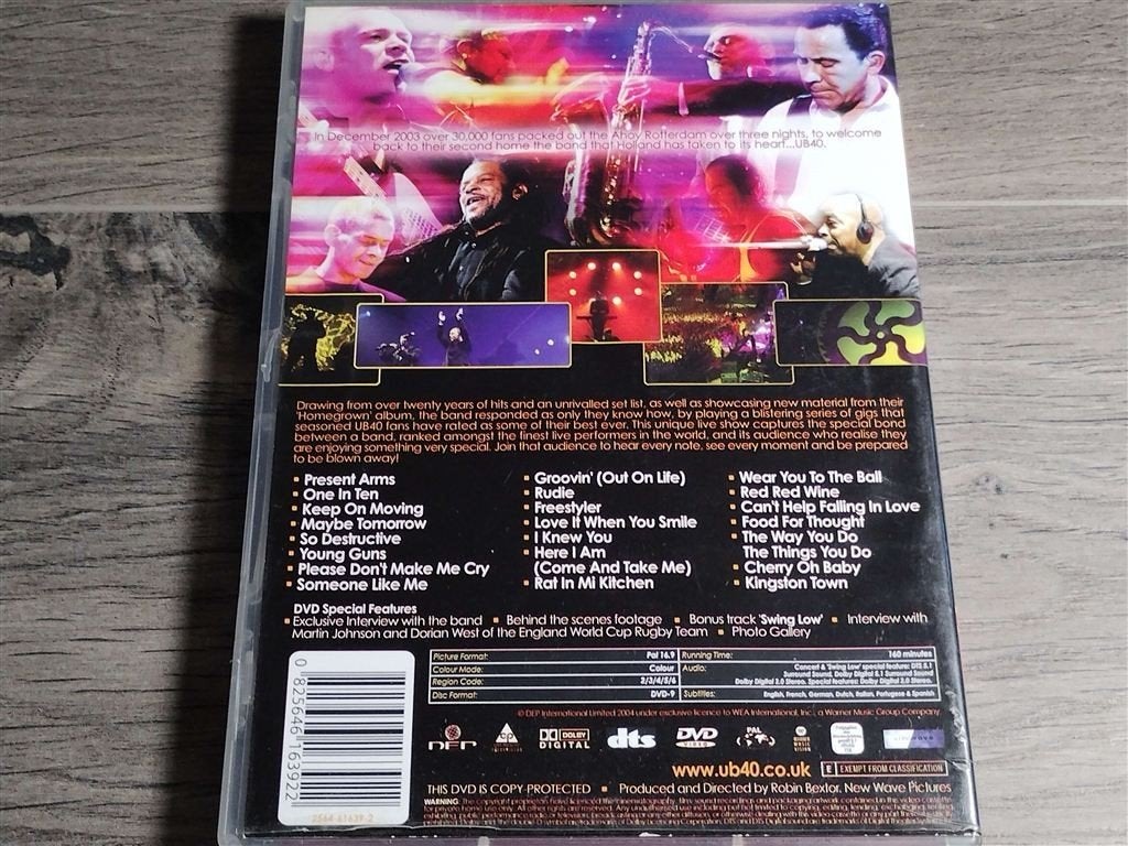 UB40 – Homegrown In Holland Live [DVD], Alle leeftijden, Ophalen of Verzenden, Zo goed als nieuw