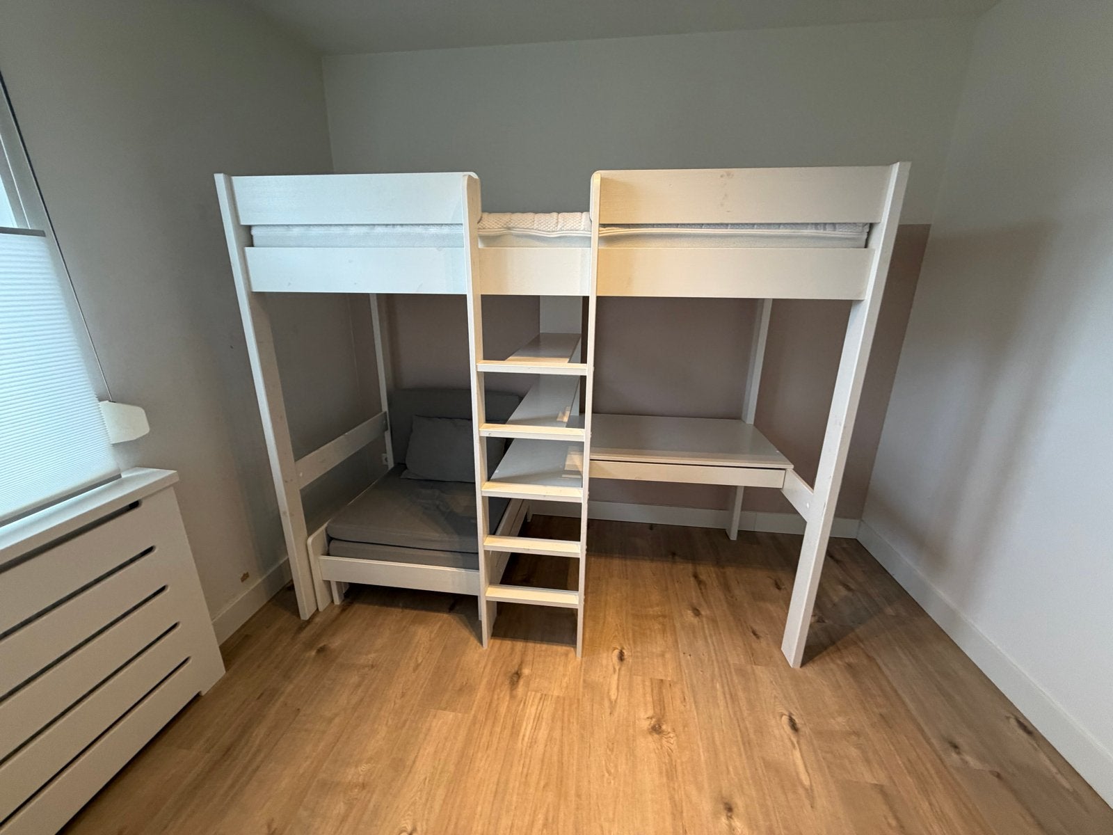 Hoogslaper Robin van NOUS Kids 90x200 incl logeerbed, Ophalen, Gebruikt, Hoogslaper