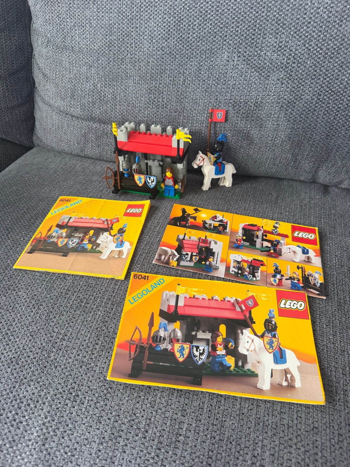 Lego 6041 Legoland Ridder Kasteel Set met Instructies, Gebruikt, Lego, Ophalen of Verzenden, Compleet