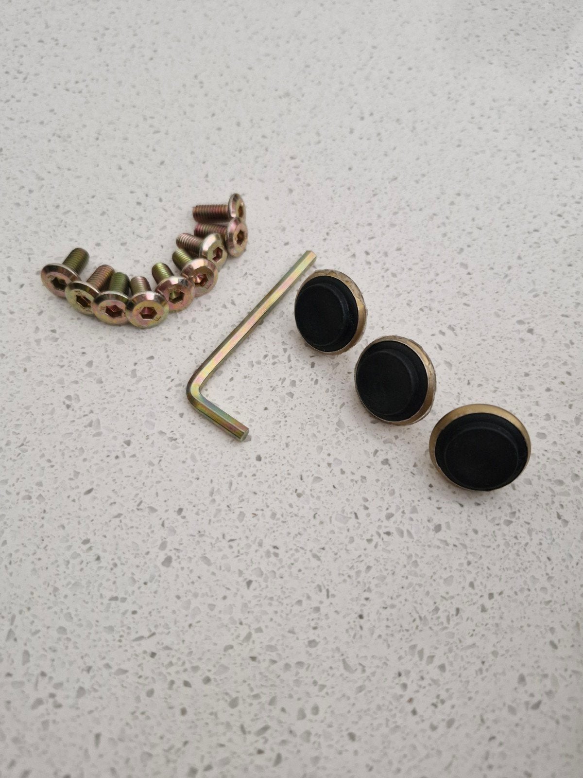 3x EVI Herrajes Deurstopper - Nieuw met schroeven en imbus, Huis en Inrichting, Woonaccessoires | Overige, Nieuw, Metaal, Zwart