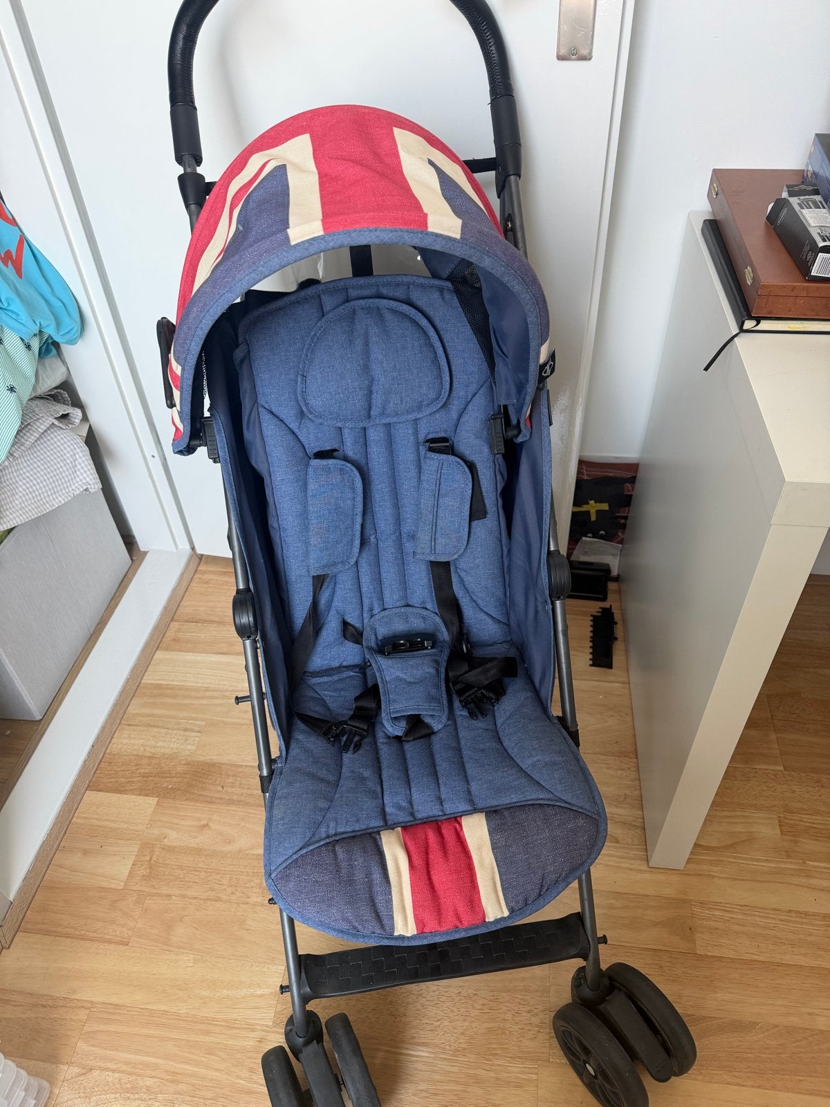 Buggy Easywalker Mini Union Jack, Ophalen, Zo goed als nieuw, Kinderwagen, Overige merken