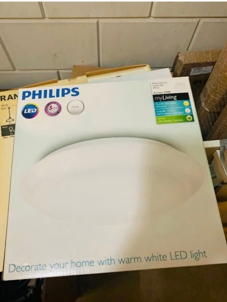 New PHILIPS LED Ceiling Light - Cinnabar 2700K -Amsterdam, Ophalen, Nieuw