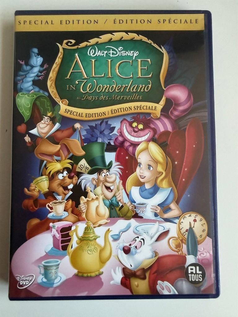 Alice in Wonderland (1951) DVD | Actie 5=4, Cd's en Dvd's, Dvd's | Kinderen en Jeugd, Zo goed als nieuw, Vanaf 6 jaar, Ophalen of Verzenden
