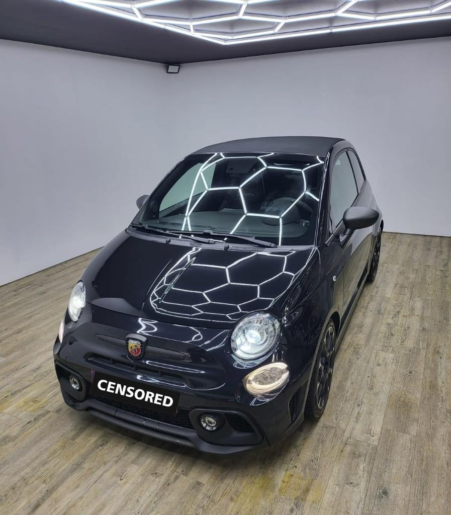 Abarth 595C Competitione 180pk, Cabriolet, Zwart, Handgeschakeld, Particulier