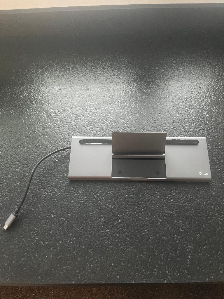 Itec docking station c31flatdockpdplus Thunderbolt USB-C, Computers en Software, Dockingstations, Ophalen, Zo goed als nieuw, Docking station