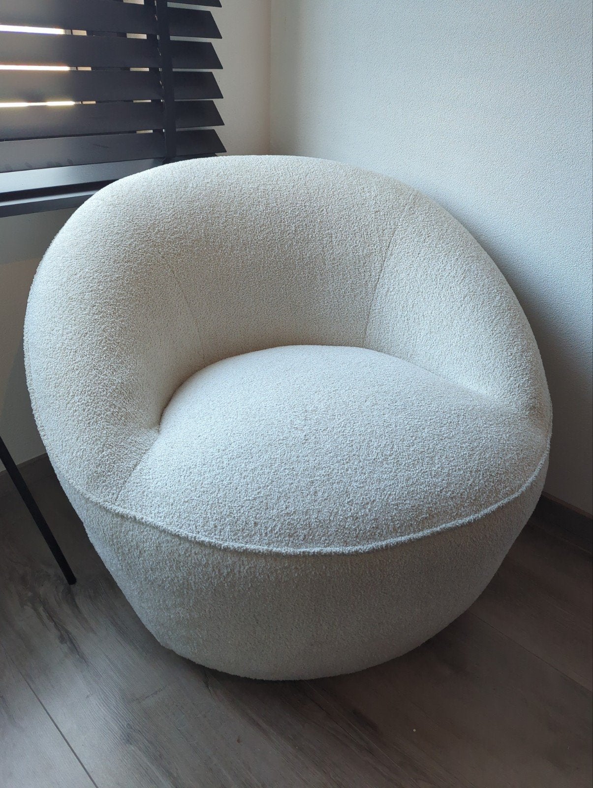 Nieuwe fauteuil "Do" Goossens Bouccle off white, Ophalen, 75 tot 100 cm, Zo goed als nieuw, 75 tot 100 cm