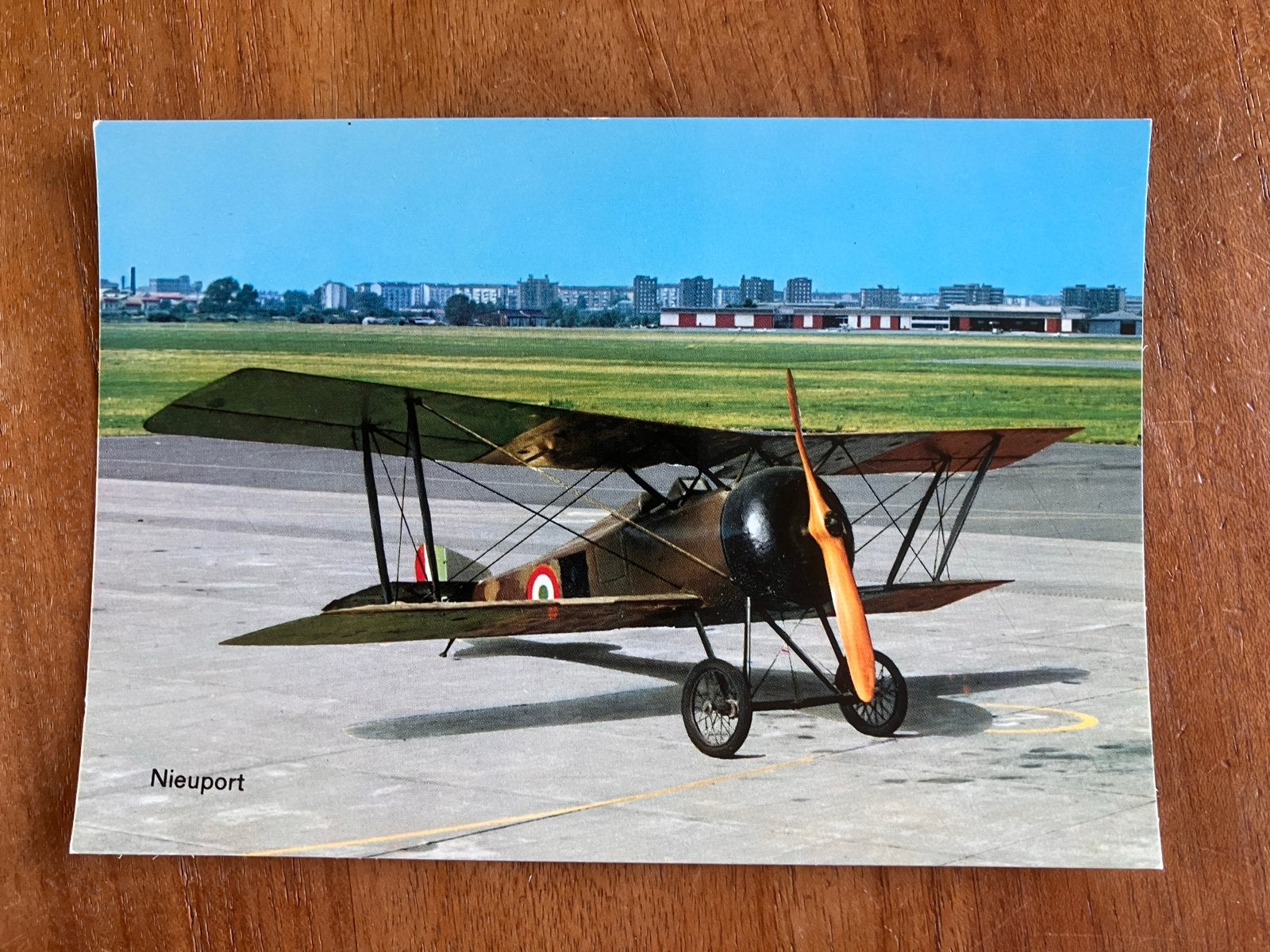 Nieuport vliegtuig, Verzamelen, Ophalen of Verzenden, Zo goed als nieuw, Kaart, Foto of Prent