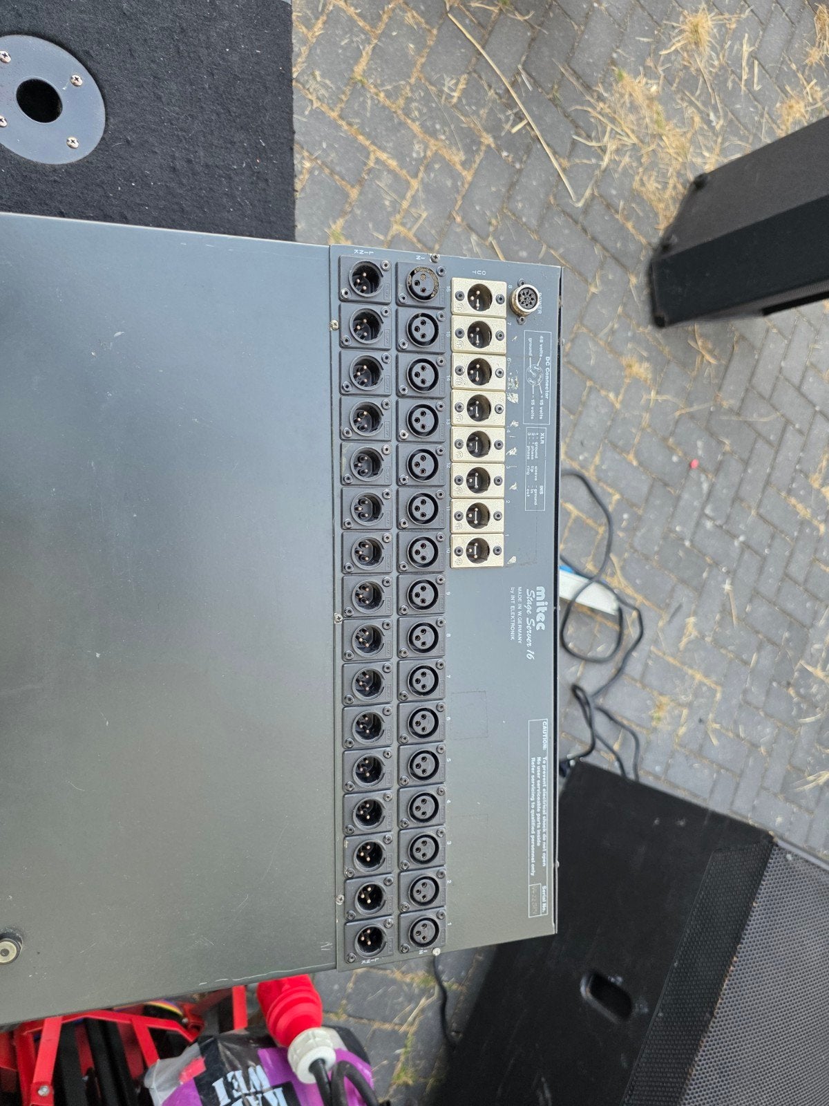 Mitec Stage Server 16 Analoog Mengpaneel (Made in Germany), Ophalen, Gebruikt, 10 tot 20 kanalen