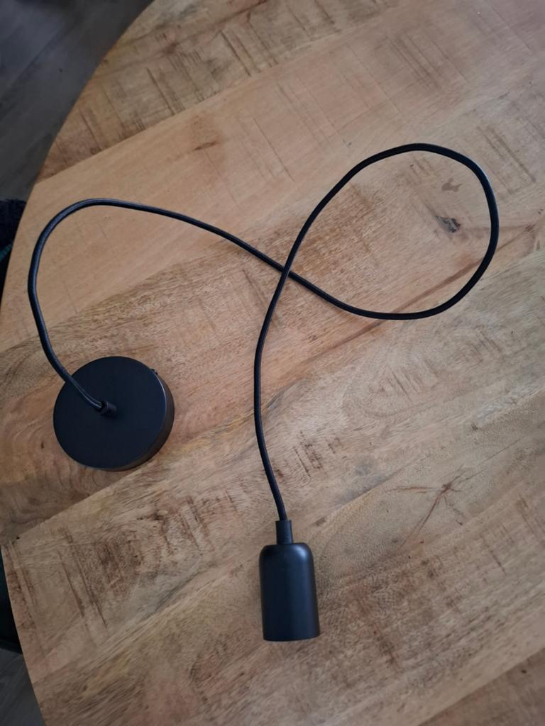 Lamp pendel 3 stuks  met fitting, Ophalen of Verzenden, Nieuw, Metaal, Minder dan 50 cm