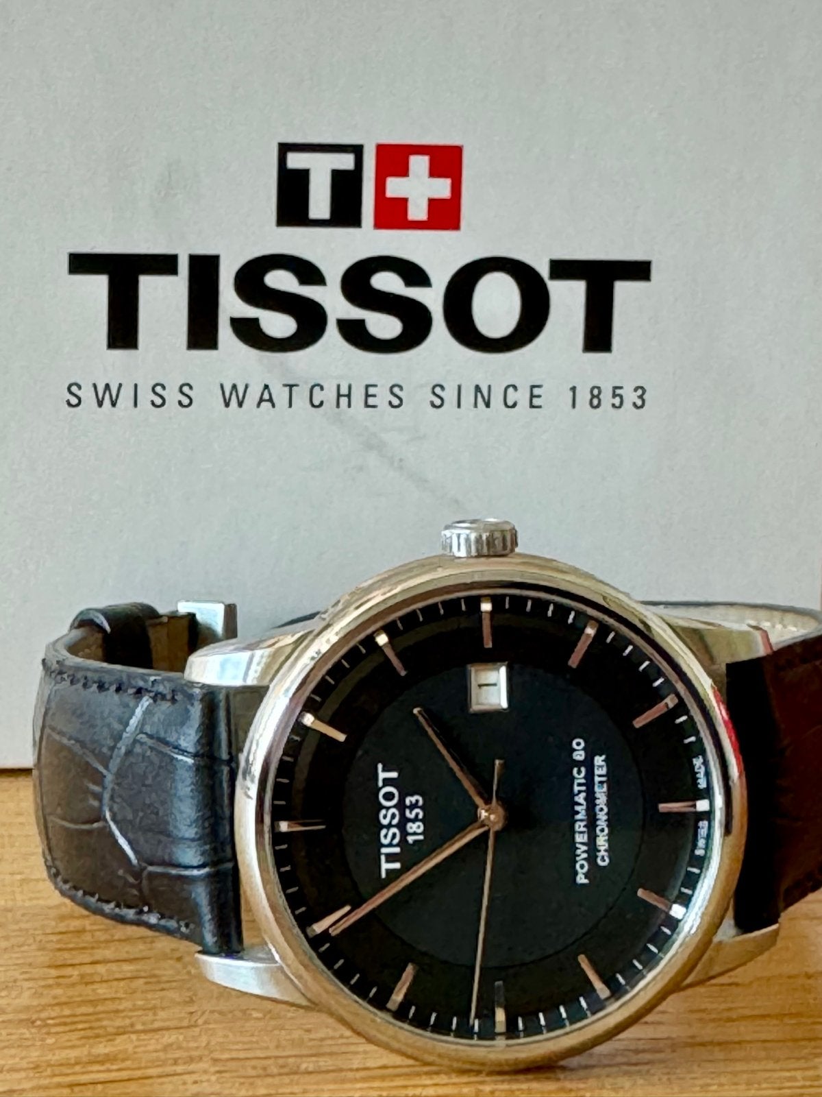 Tissot Luxury Automatic Chronometer - Inclusief doos en boek, Overige merken, Leer, Staal, Polshorloge