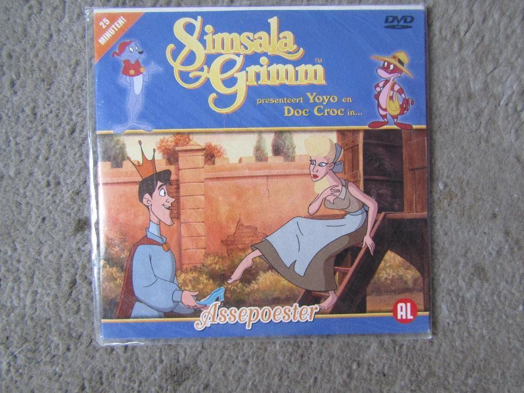 DVD: Simsala Grimm assepoester GESEALD, Ophalen of Verzenden, Nieuw in verpakking, Verhaal of Sprookje