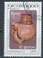 Nicaraqua 1989 M2967 gest., Ophalen of Verzenden, Gestempeld, Midden-Amerika