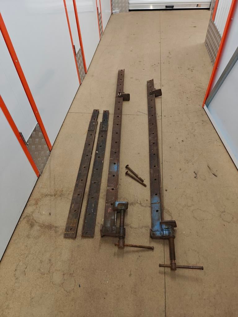Stalen sergeanten/lijmklemmen, Ophalen, Gebruikt, Overige typen, Minder dan 2 meter