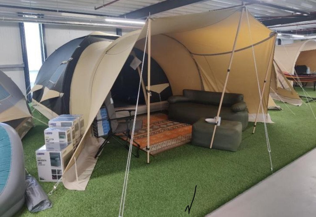Karsten Tent 350 + Comfort & Combiluifel (2025), Ophalen, Zo goed als nieuw