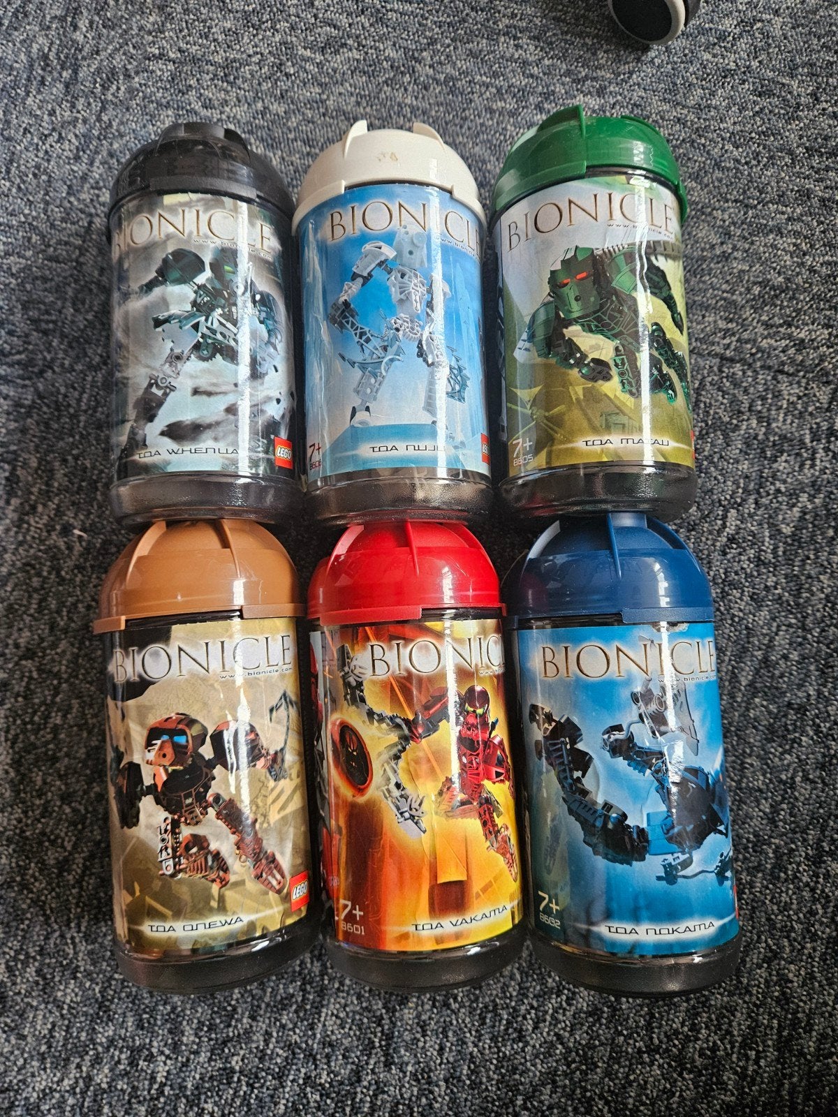 Lego Bionicle 8601 8602 8603 8604 8605 8606, Compleet, Bionicle, Lego, Ophalen of Verzenden