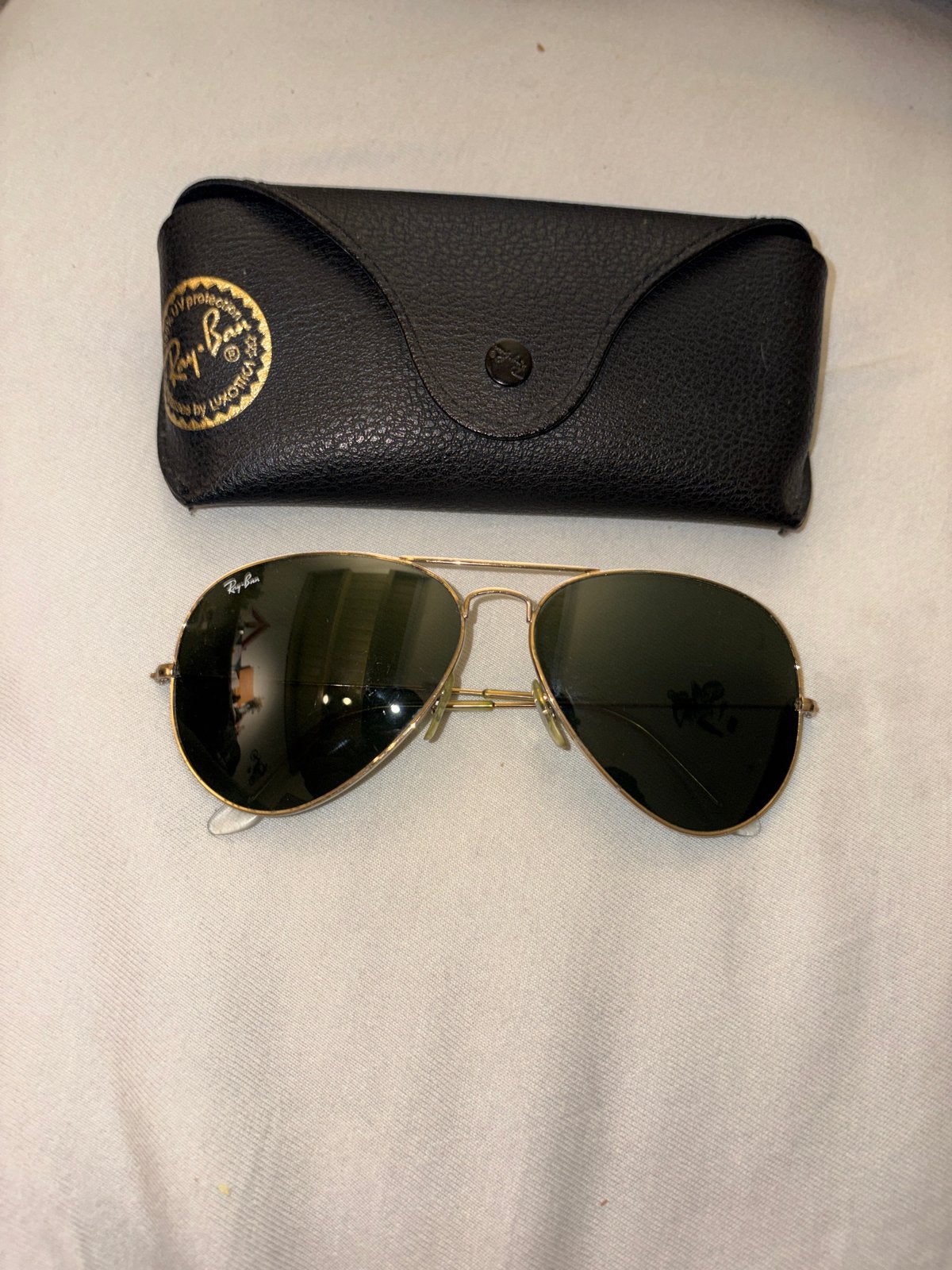 Ray-Ban Aviator zonnebril - Zo goed als nieuw, Ophalen of Verzenden, Zo goed als nieuw, Zonnebril, Ray-Ban