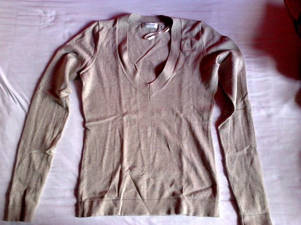 Trui Sutherland xs v-hals beige, Sutherland, Beige, Ophalen of Verzenden, Zo goed als nieuw
