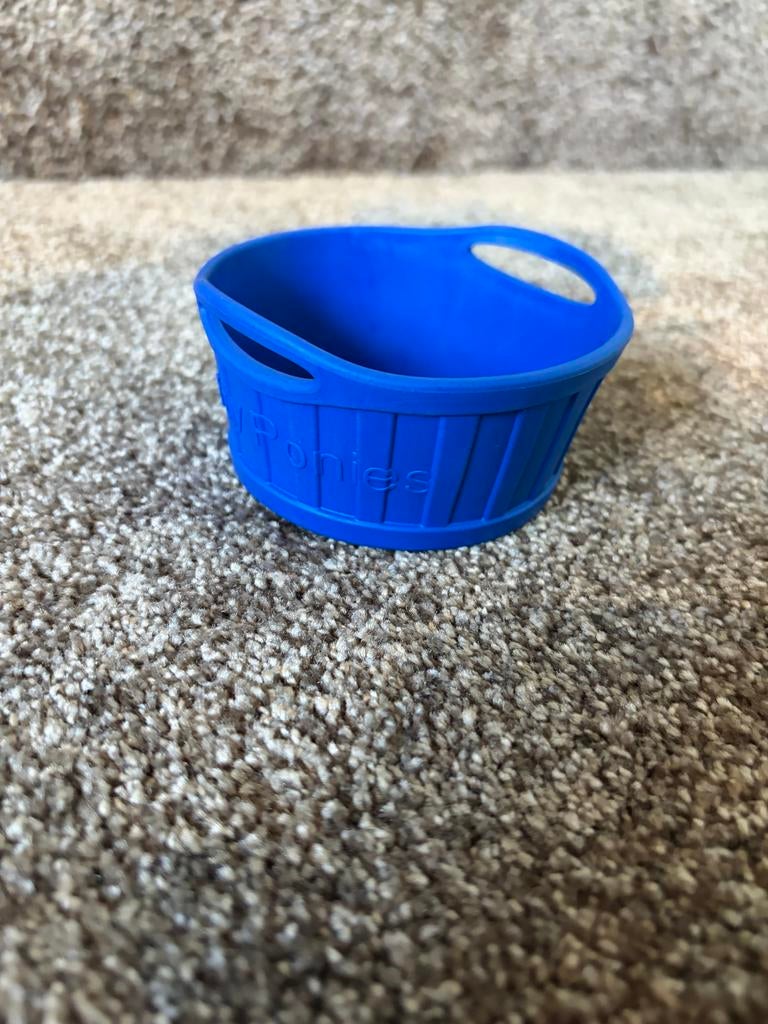 Crafty Ponies blauwe emmer/bakje, Ophalen of Verzenden, Gebruikt, Jongen of Meisje