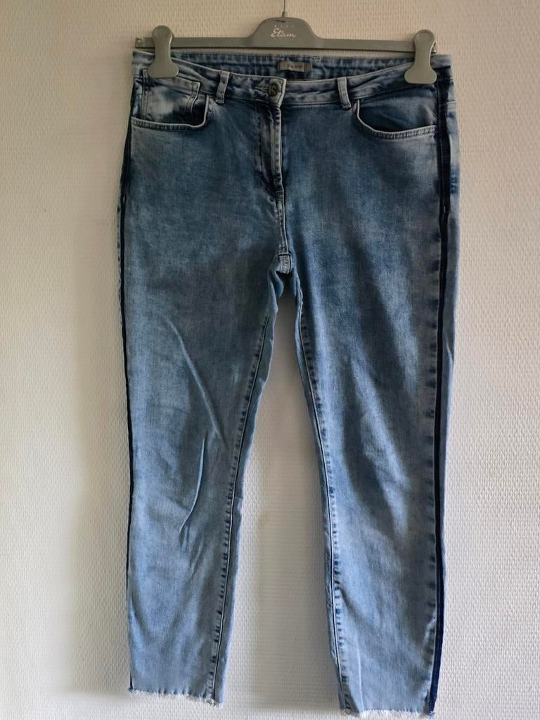 Didi dames lichtblauwe jeans met zijstreep maat 42, Blauw, Didi, Ophalen of Verzenden, W33 - W36 (confectie 42/44)