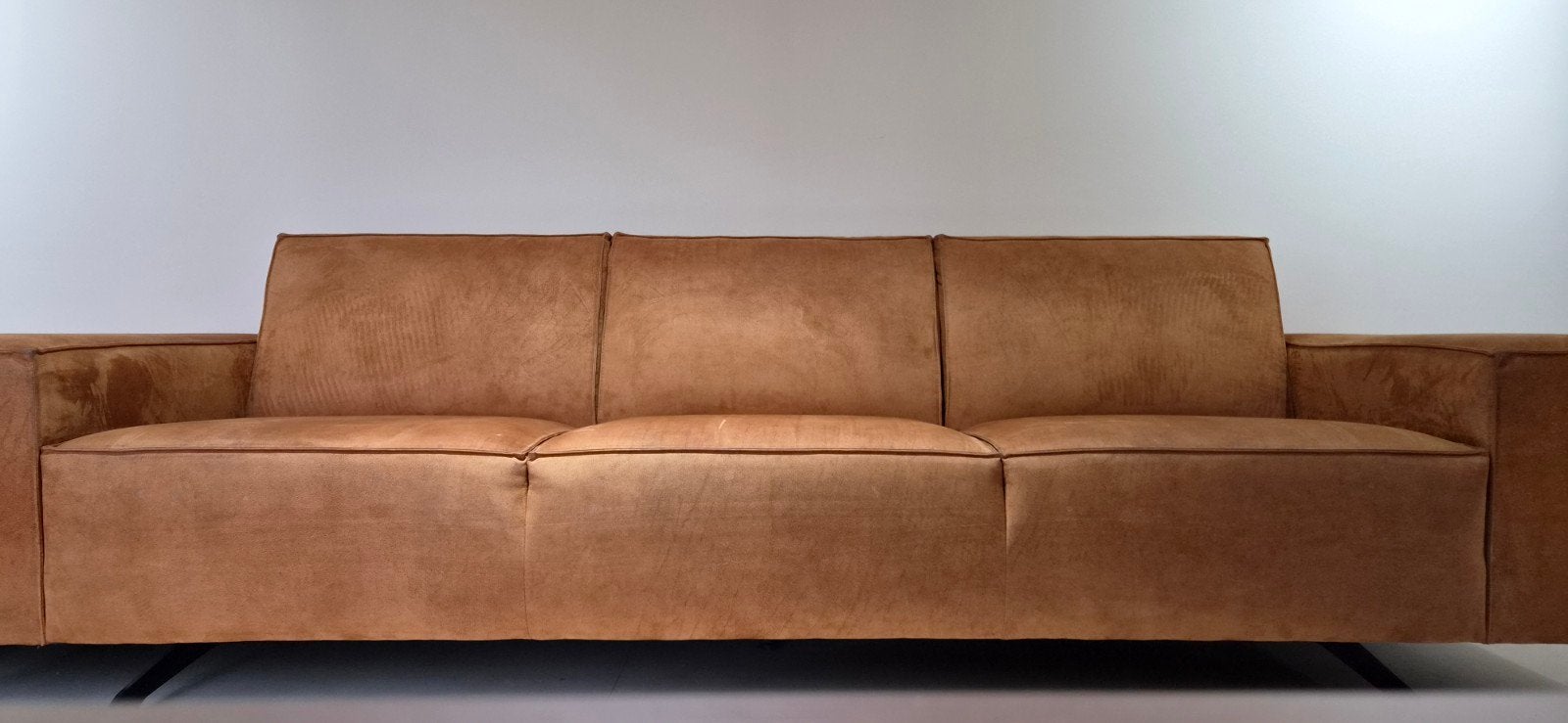 Montèl Giant 3.5-zits bank + hocker incl. garantie, Ophalen, Gebruikt, Stof