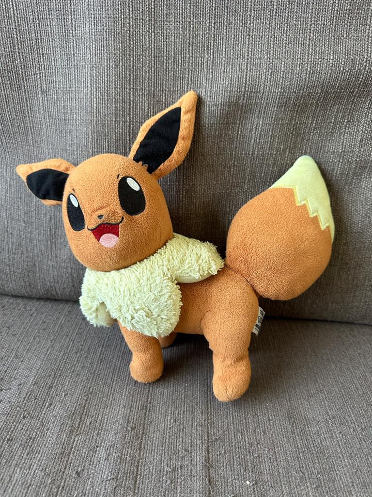 Tomy Pokémon knuffel Eevee, Kinderen en Baby's, Speelgoed | Knuffels en Pluche, Ophalen of Verzenden, Zo goed als nieuw, Overige typen